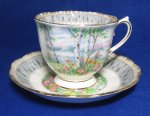 Vintage Royal Albert Silver Birch