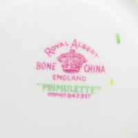 Signed Royal Albert Primulette Signature Mark