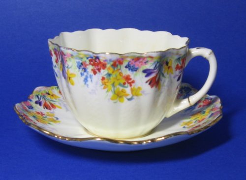 Paragon Spring Flowers Teacup and Saucer