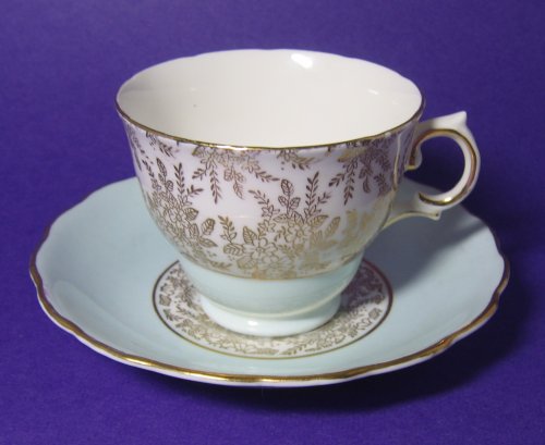 Royal Vale Gold Gilt Tea Cup and Saucer