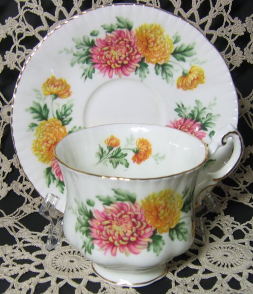 Paragon Mums Teacup and Saucer