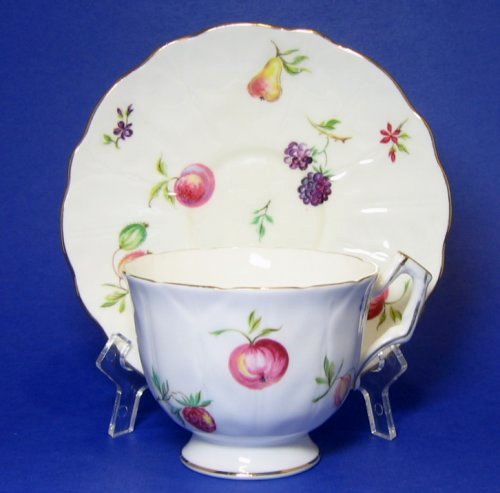 Aynsley Florida Fruit Tea Cup and Saucer