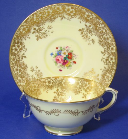 Crown Staffordshire Gilt Floral Tea Cup