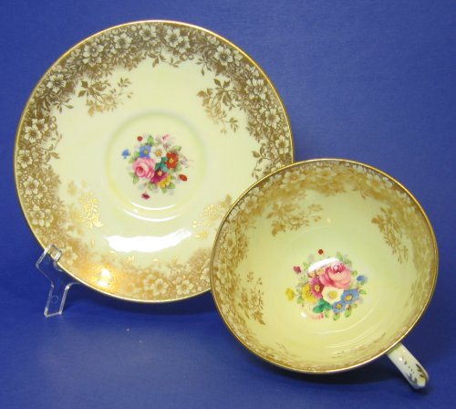 Crown Staffordshire Flowers in Center