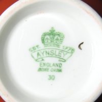 Aynsley England Bone China Backstamp