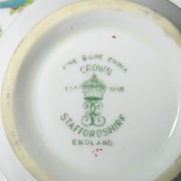 Vintage Crown Staffordshire Backstamp Label