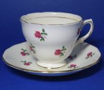 Colclough Rosebud Teacup and Saucer