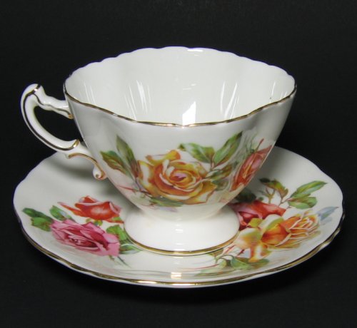 Hammersley Roses Tea Cup and Saucer