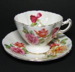 Hammersley Roses Teacup with Square Rim