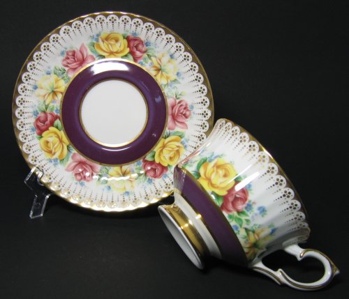 Roses and Gilt Trim on Paragon Teacup and Saucer