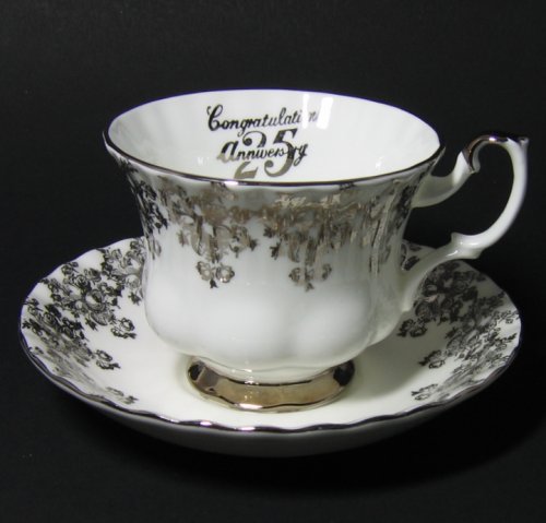 Royal Albert 25th Anniversary Tea Cup and Saucer