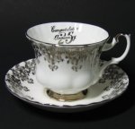 Royal Albert 25th Anniversary Teacup and Saucer