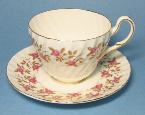 Vintage Foley Enchantment Teacup Mini Pink Roses