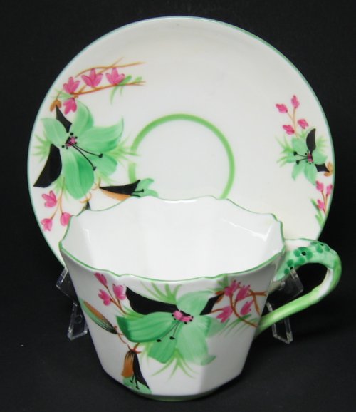 Vintage Paragon Art Deco Lilies Tea Cup