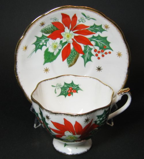 Queen Anne Noel Christmas Teacup