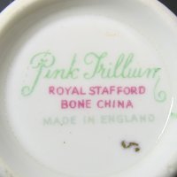 Pink Trillium Royal Stafford Bone China