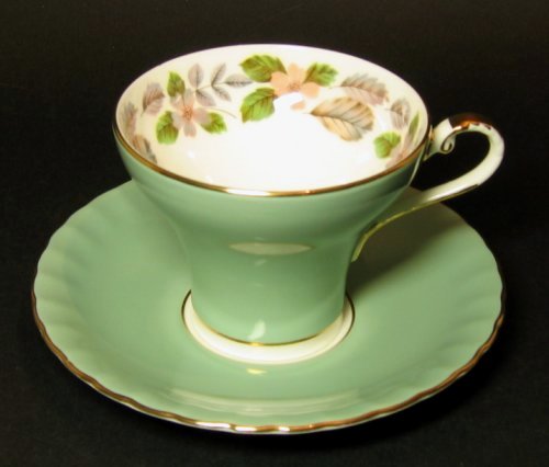 Vintage Aynsley Green Corset Tea Cup