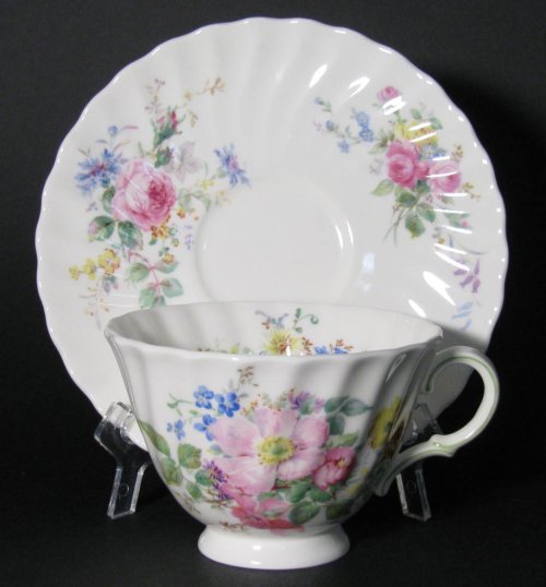 Royal Doulton Arcadia Floral Teacup and Saucer