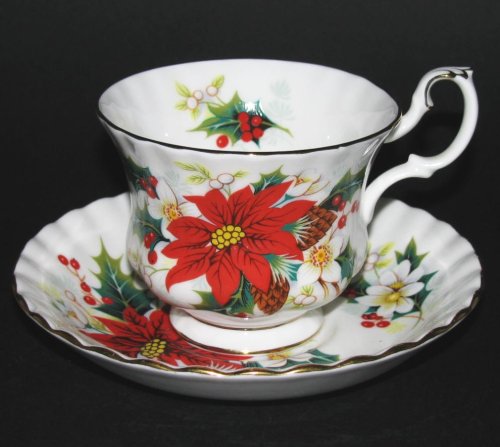 Royal Albert Poinsettia Teacup and Saucer