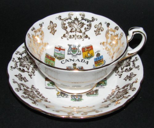 Paragon Canada Teacup Provincial Emblems