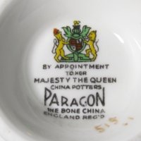 By Appointment to her Majesty the Queen Paragon Fine Bone China