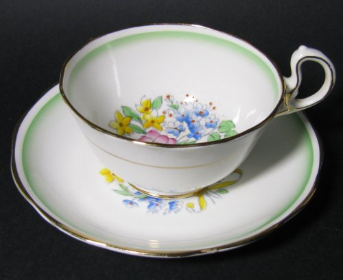 Royal Albert Deco Floral Teacup