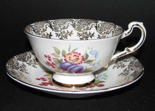 Vintage Paragon Gilt Plum Teacup
