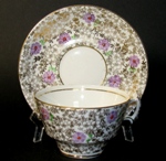 Phoenix Floral Gilt Teacup