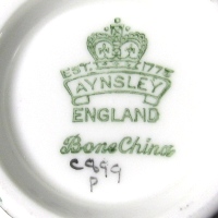 Aynsley England Bone China Est 1775