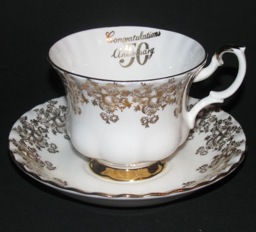 Royal Albert 50th Anniversary Teacup and Saucer