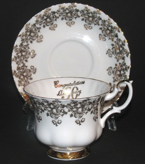 Royal Albert 50th Anniversary Teacup and Saucer