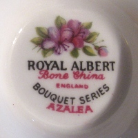 Royal Albert Bone China England Bouquet Series Azalea