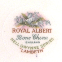 Royal Albert Bone China England Nell Gwynne Series Lambeth