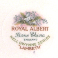 Royal Albert Bone China England Nell Gwynne Series Lambeth