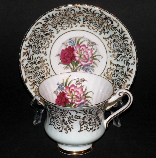 Paragon Gilt Floral Teacup and Saucer