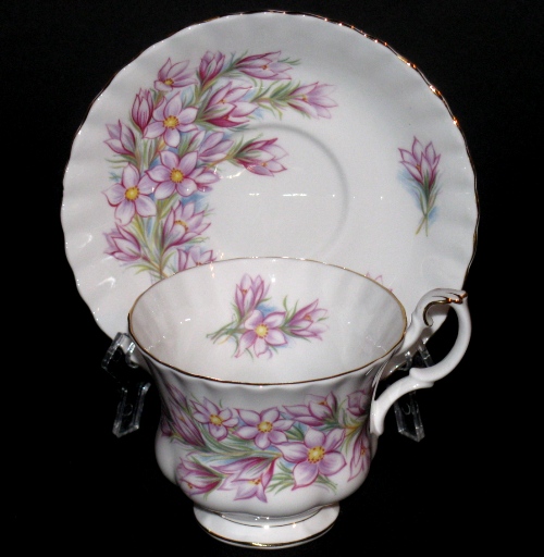 Royal Albert Prairie Crocus Teacup and Saucer