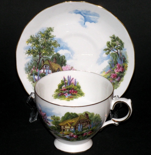 Royal Vale Cottage Scenery Teacup