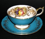 Aynsley Blue Orchard Teacup