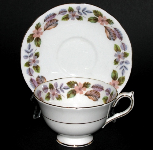 Aynsley April Rose Teacup and Saucer