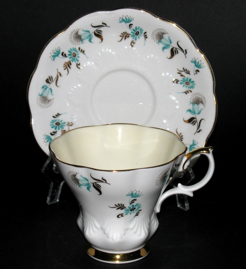 Royal Albert Ridged Floral Teacup