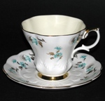 Royal Albert Ridged Floral Teacup