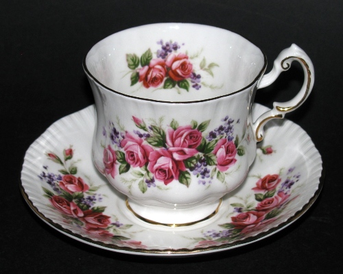 Paragon Floral Roses Teacup and Saucer