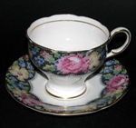 Paragon Gingham Rose Teacup