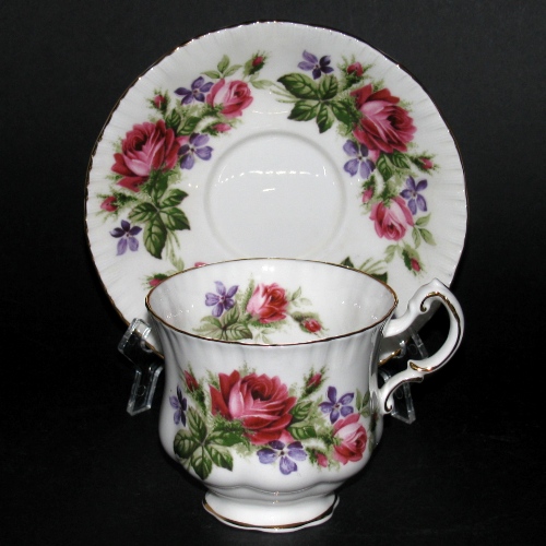 Paragon Red Roses Teacup and Saucer