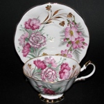 Carnations Teacup Queen Anne