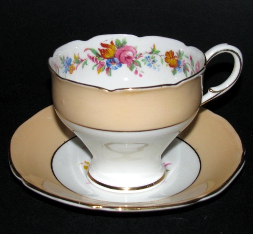 Paragon Pastel Floral Teacup and Saucer