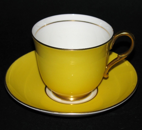 Paragon Yellow Teacup and Saucer