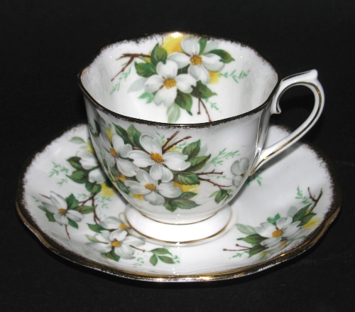 White Dogwood Teacup