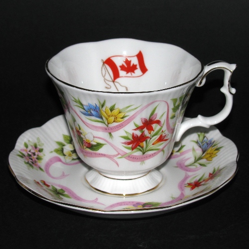Royal Albert Canada Emblems Teacup and Saucer