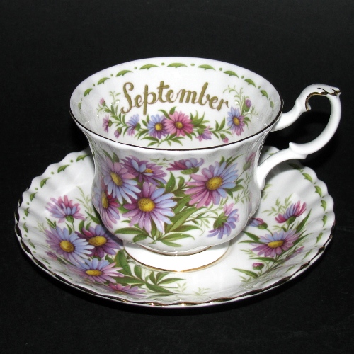 Royal Albert Michaelmas Daisy Teacup and Saucer